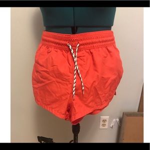 Asos Design Swim Short in Coral Pink Short Length